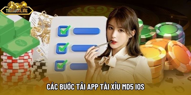 Các bước tải app tài xỉu md5 iOS