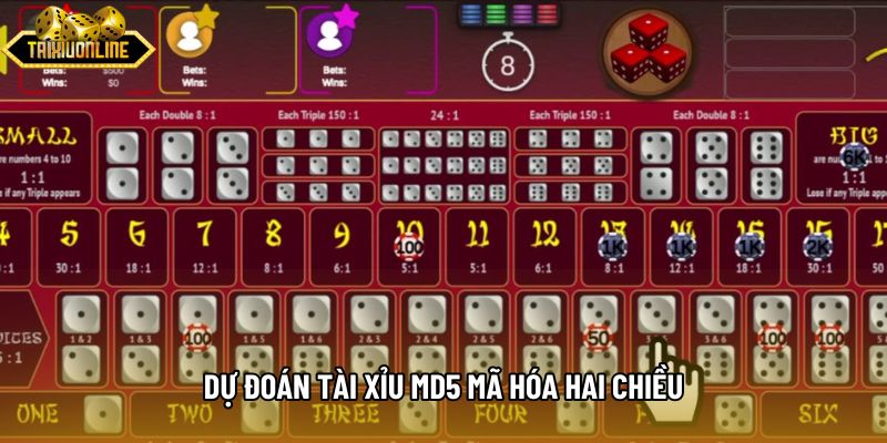 Dự đoán tài xỉu md5 mã hóa hai chiều Dự đoán tài xỉu md5 mã hóa hai chiều