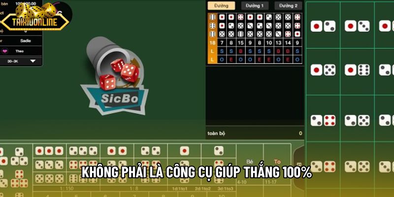 Không phải là công cụ giúp thắng 100% Không phải là công cụ giúp thắng 100%